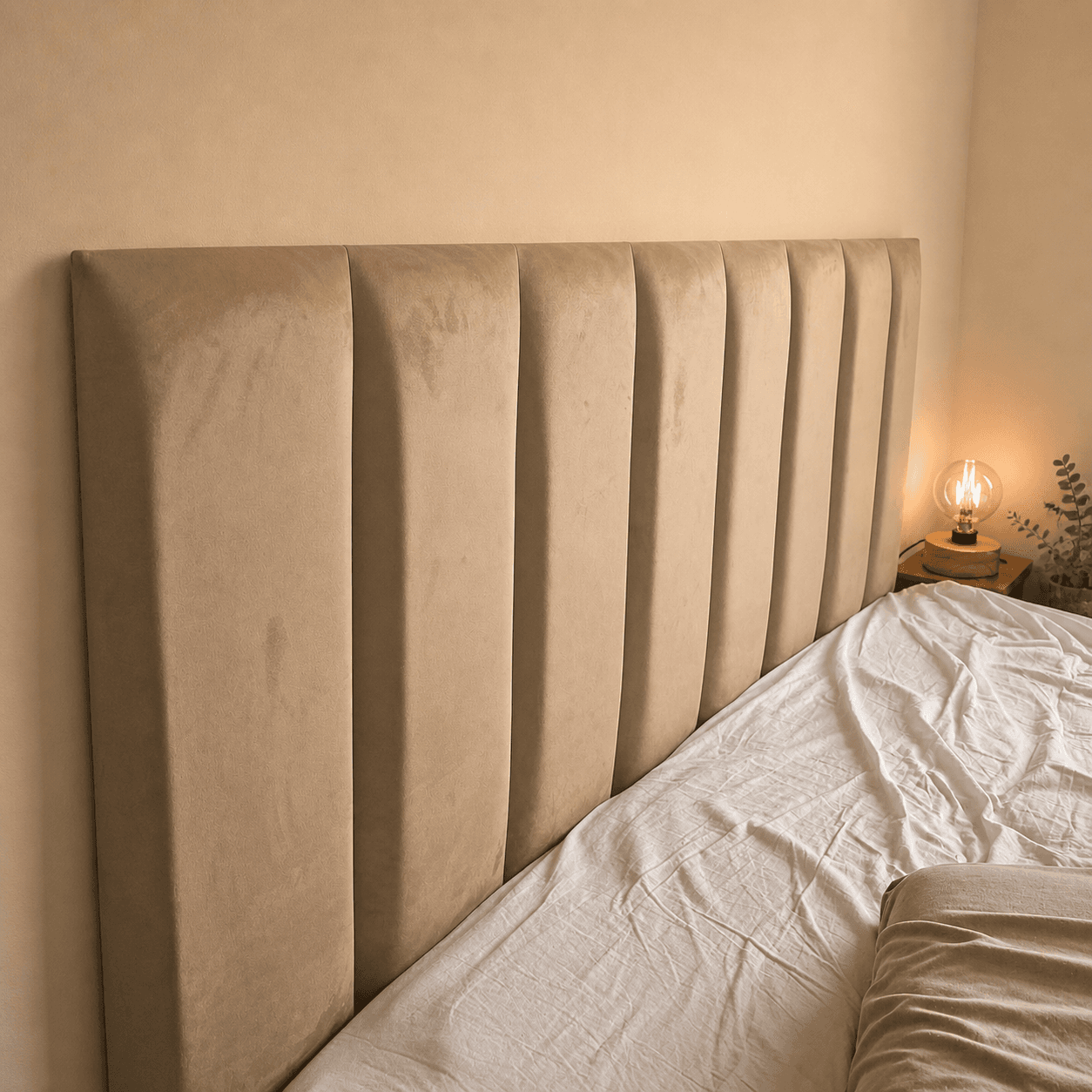 Cabeceira de cama box retangular minimalista