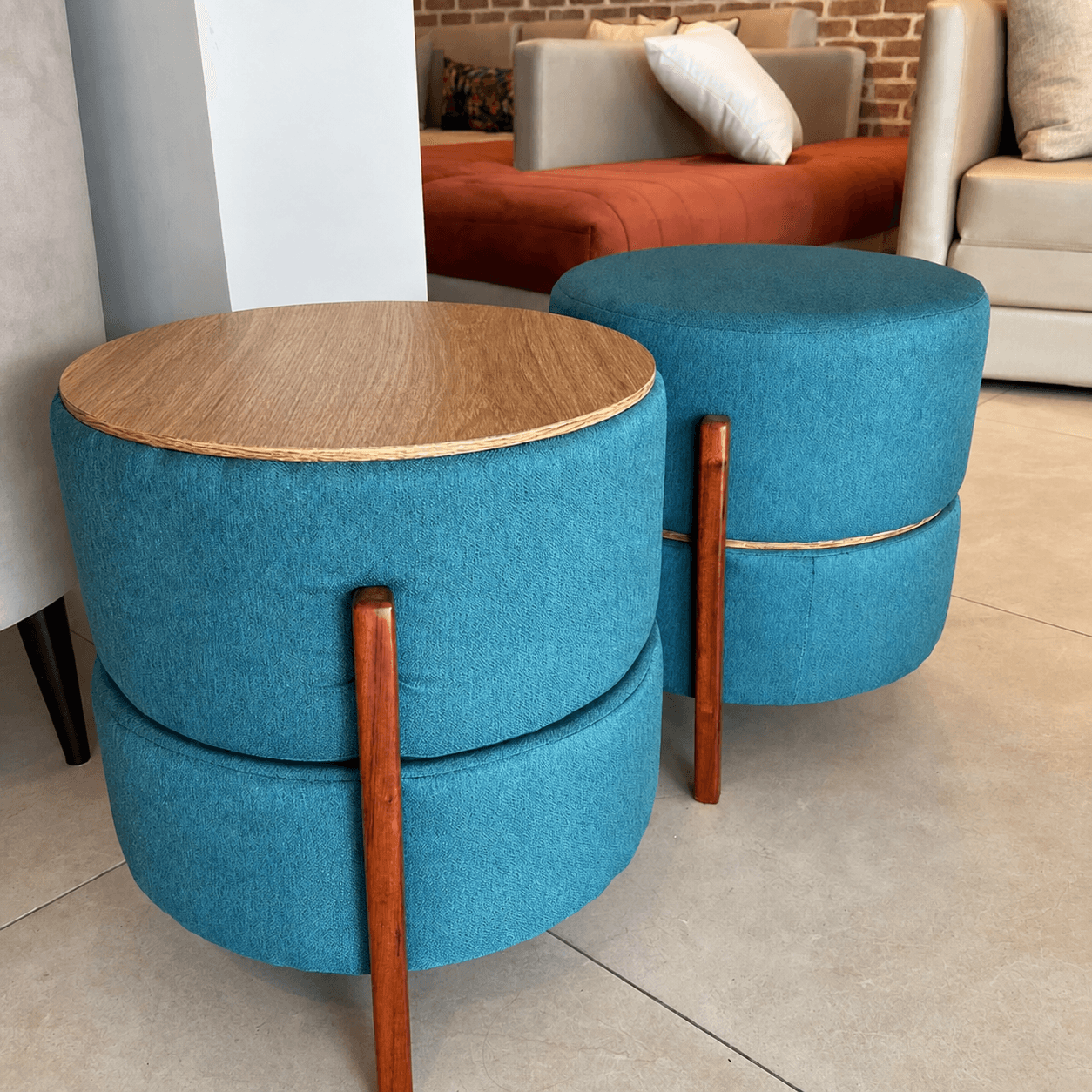 Puff Banqueta Mesa multifuncional para sala