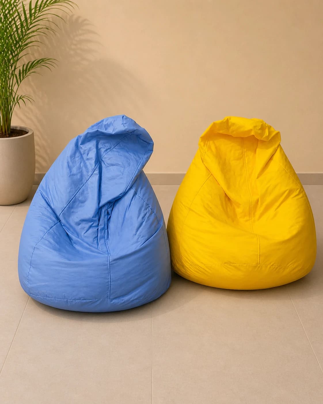 Puff Gota Pera ergonômico para relaxamento